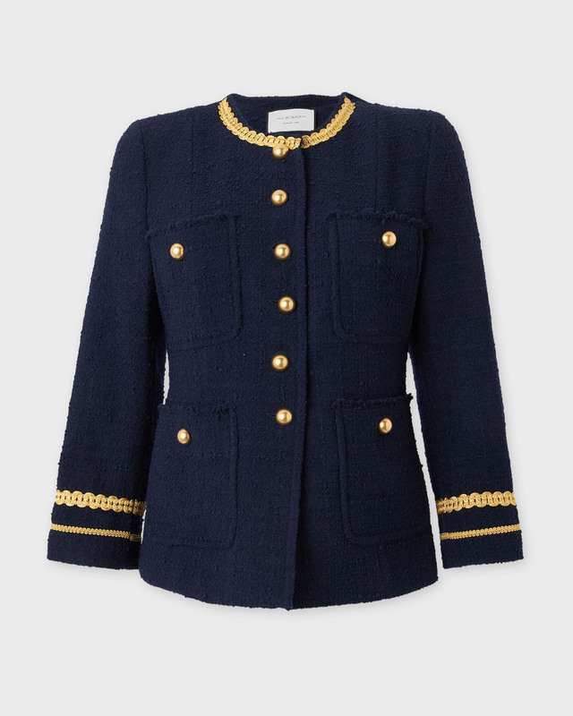 Andiata Kavaj Lila Bouclé Night 40