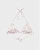 By Malene Birger Bikinitopp Astrida Triangle Creme/svart L