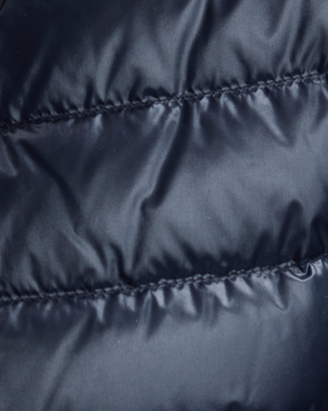 Moncler Kofta Padded Wool Tricot Marinblå S
