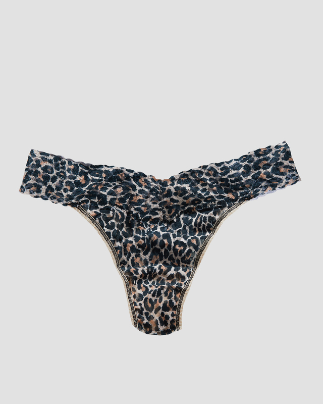 Hanky Panky Panties Classic Leopard Original Rise Thong Brun ONESIZE