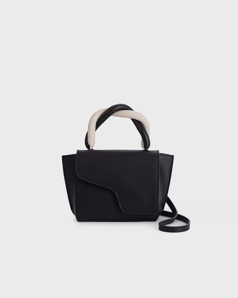 Bag Montalbano Vacchetta Nappa Svart/beige  ONESIZE 1