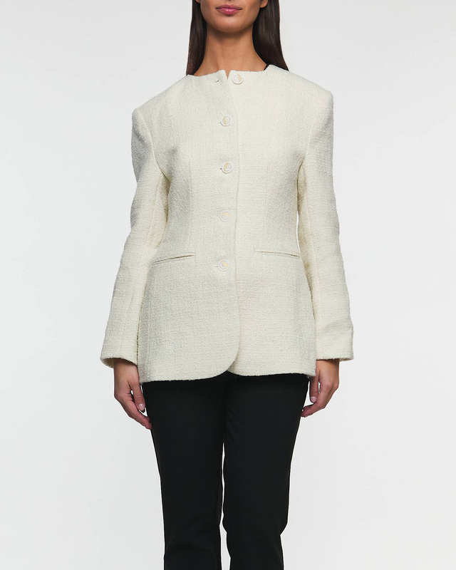Malina Kavaj Carol Fitted  Offwhite L