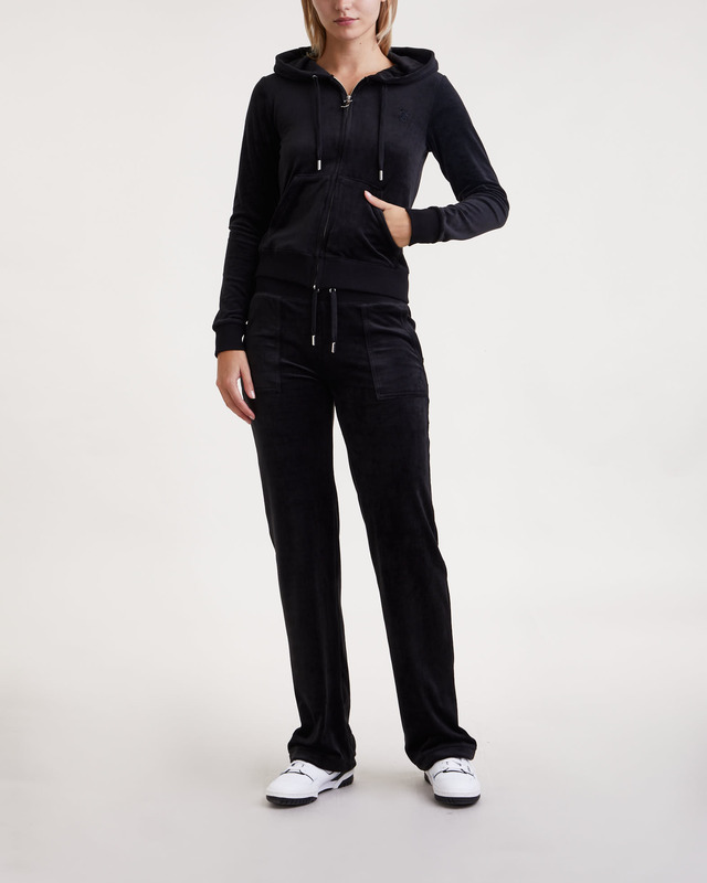 Juicy Couture Hoodie Classic Velour Svart XS