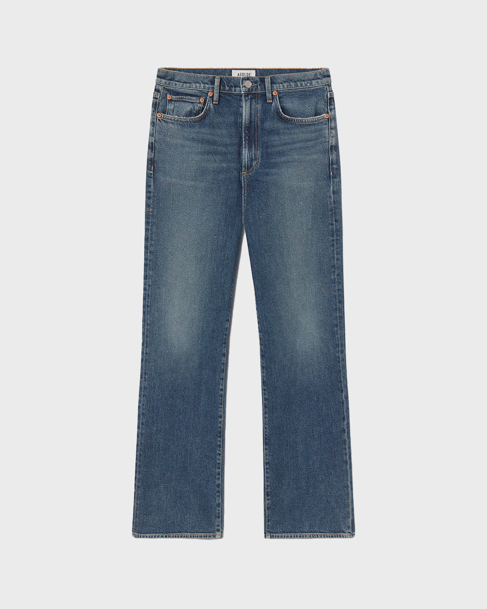 Agolde Jeans Harper Straight In Enroll In Blue