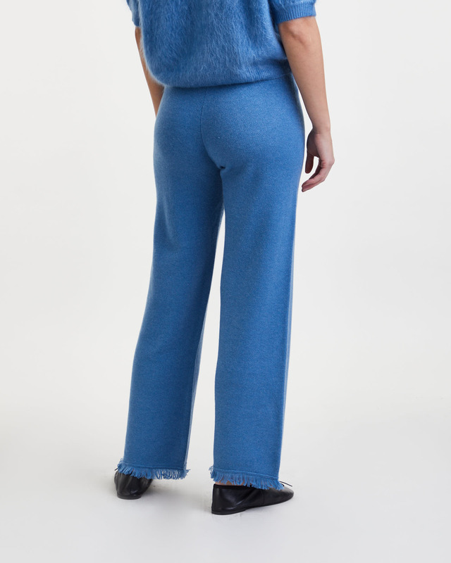 LISA YANG Byxor Layla Cashmere Blå 2 (M-L)