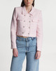 Self-Portrait Jacket Boucle Collar  Rosa UK 12 (EUR 40)