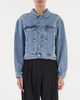 AGOLDE Shrunken Charli Jacket In Immortal Indigo S