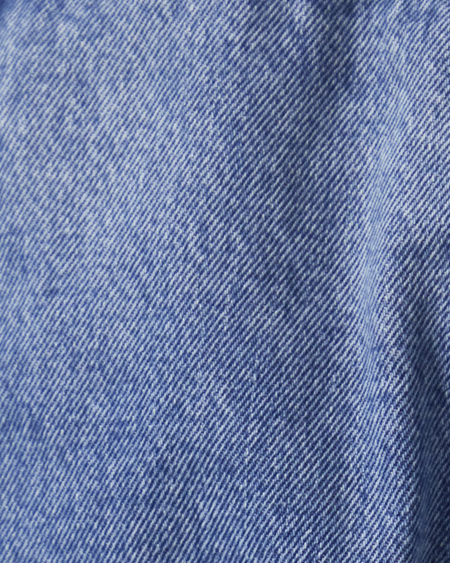Frame Jacket The Nipped Collarless Light blue wash S