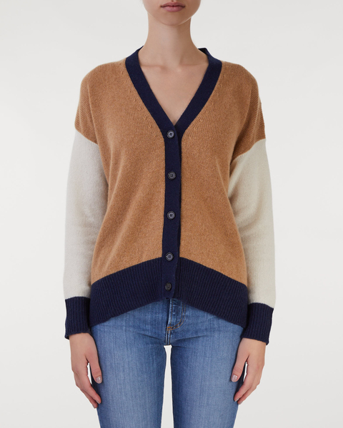 Kofta Colorblock Brun 1