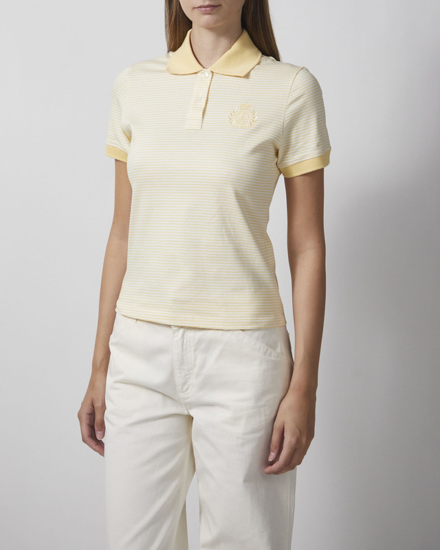 Sporty & Rich Poloskjorte NY Crest Prep Almond XS