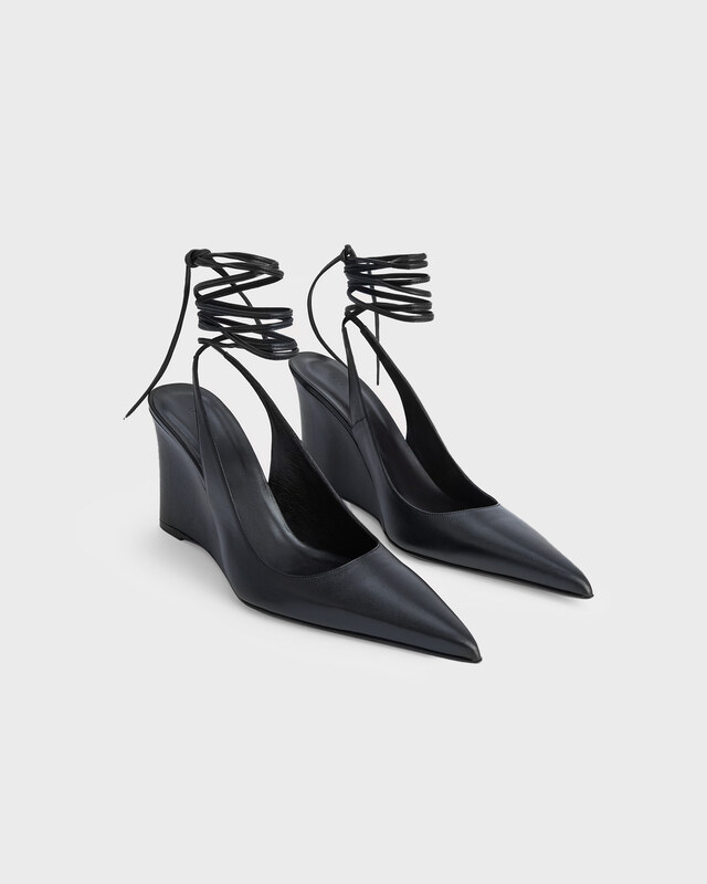 By Far Pumps Vaughn Black Nappa Leather Black EUR 41