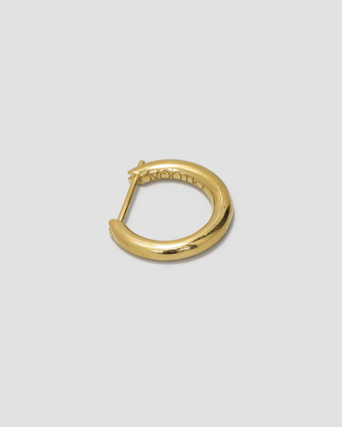 Earring Mid Hoop Polished Guld ONESIZE 1