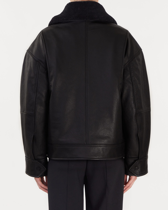 Dagmar Jacket Biker Leather Black 34