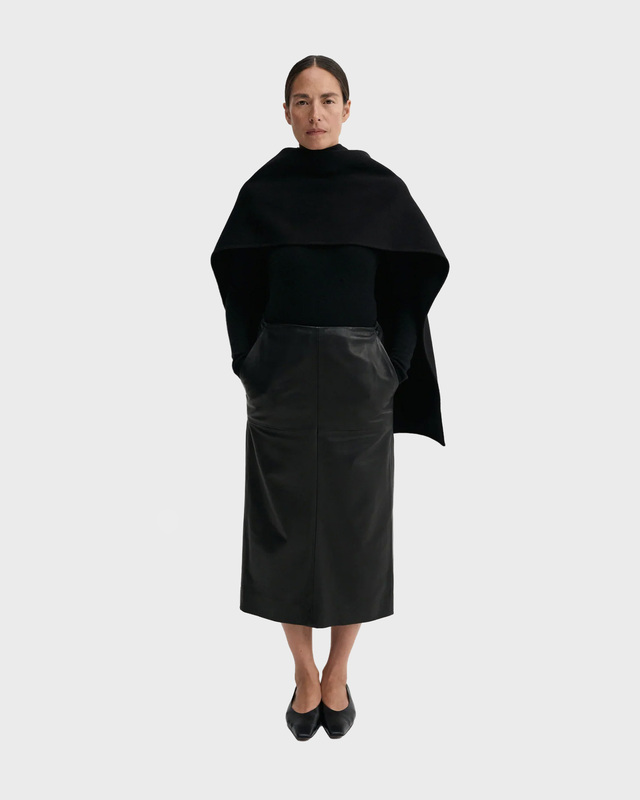 Almada Scarf Micha Doublé Black ONESIZE