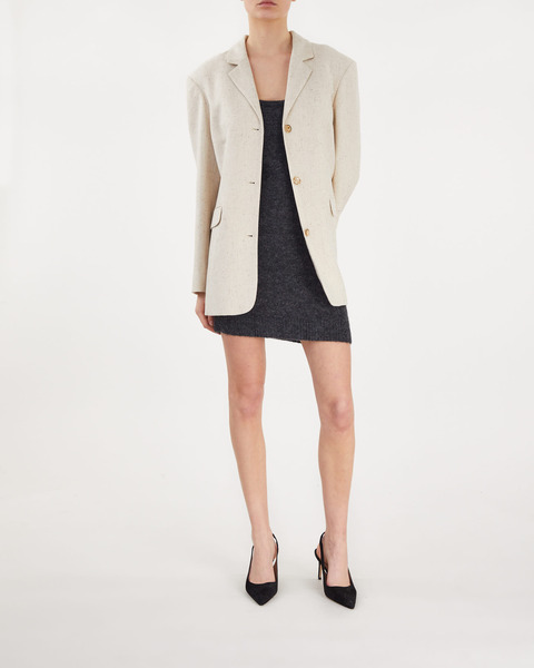 Verbier Slip Dress Grey melange 2