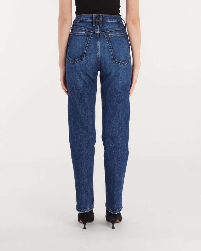 Frame Le High N Tight Straight Dark indigo 26