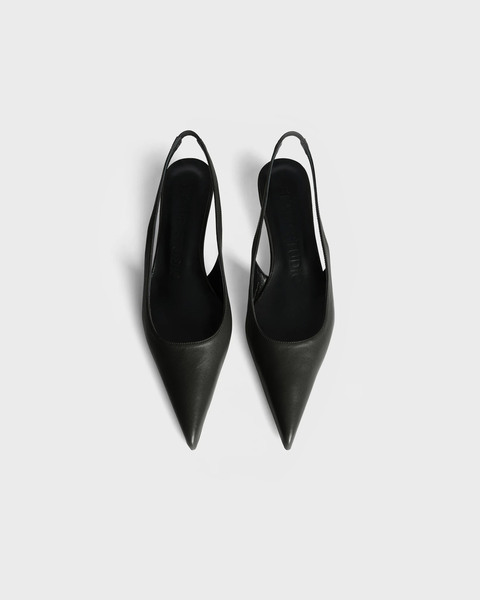Klackskor Sasha Slingback Pumps Svart 2