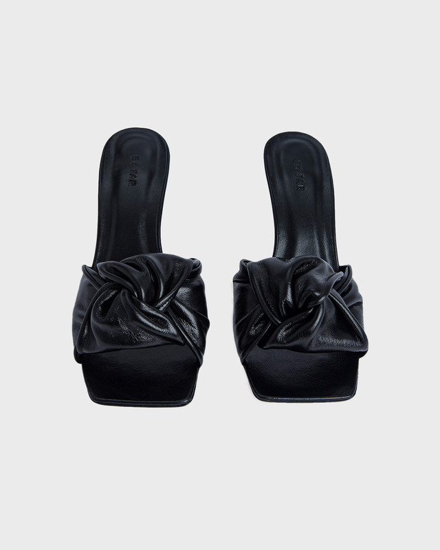 By Far Heels Lana Black Gloss Leather Svart EUR 36