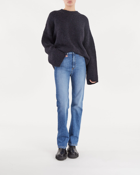 Sweater Fluffy Jumper Svart 2