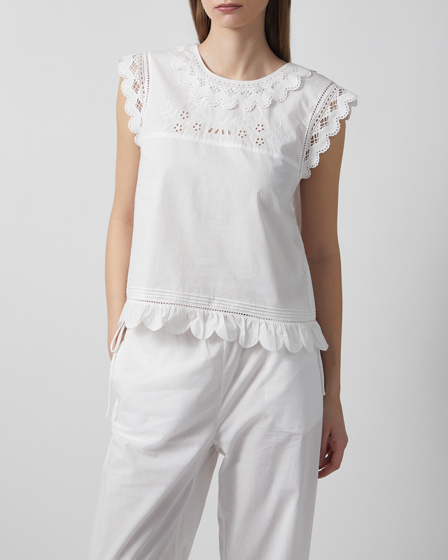 The Garment Top Kirsten Cloth White UK 6 (EUR 34)