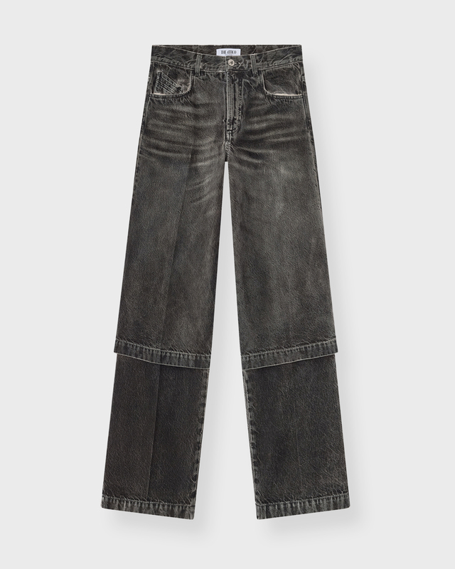 The Attico Jeans Long Pant Svart/vit 26