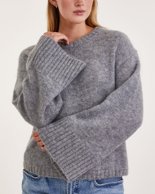 By Malene Birger Sweater Cierra Grey melange L