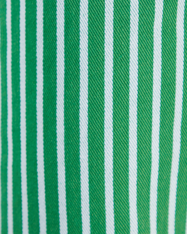 Ganni Stripe Denim Grön 29