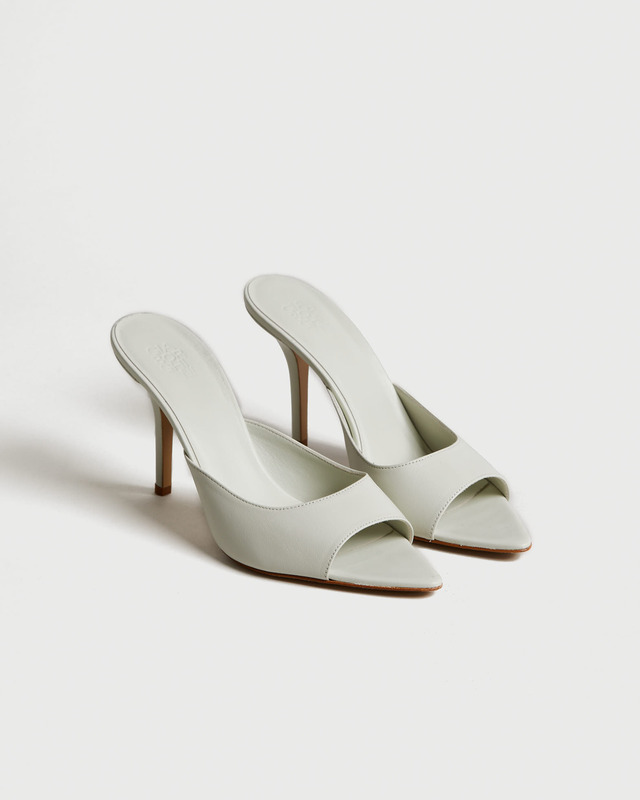 Gia Borghini Mules Pointed Toe Shell EUR 37