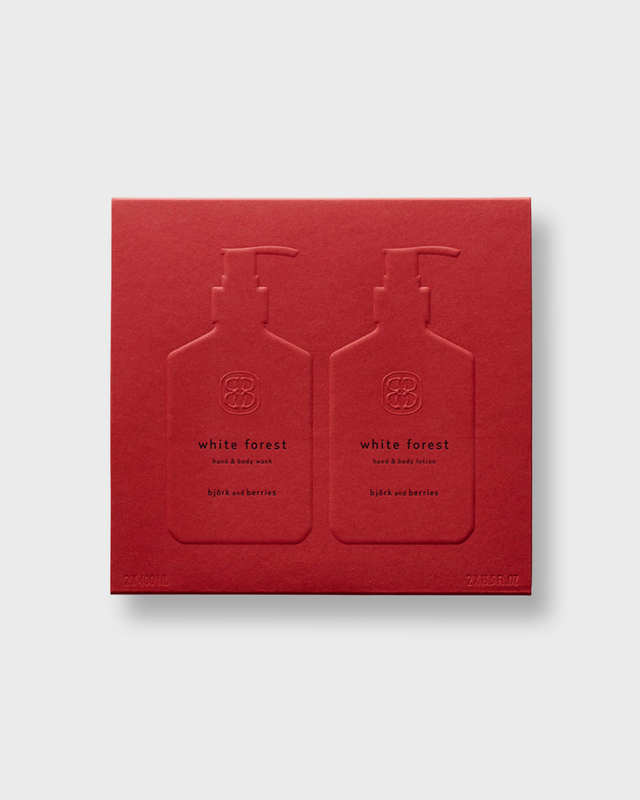 Björk and Berries  Hand & Body Duo White Forest Transparent ONESIZE