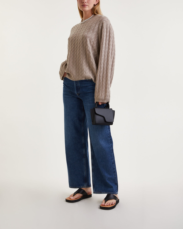 Allude Sweater Roundneck Pullover Cashmere Grå XL