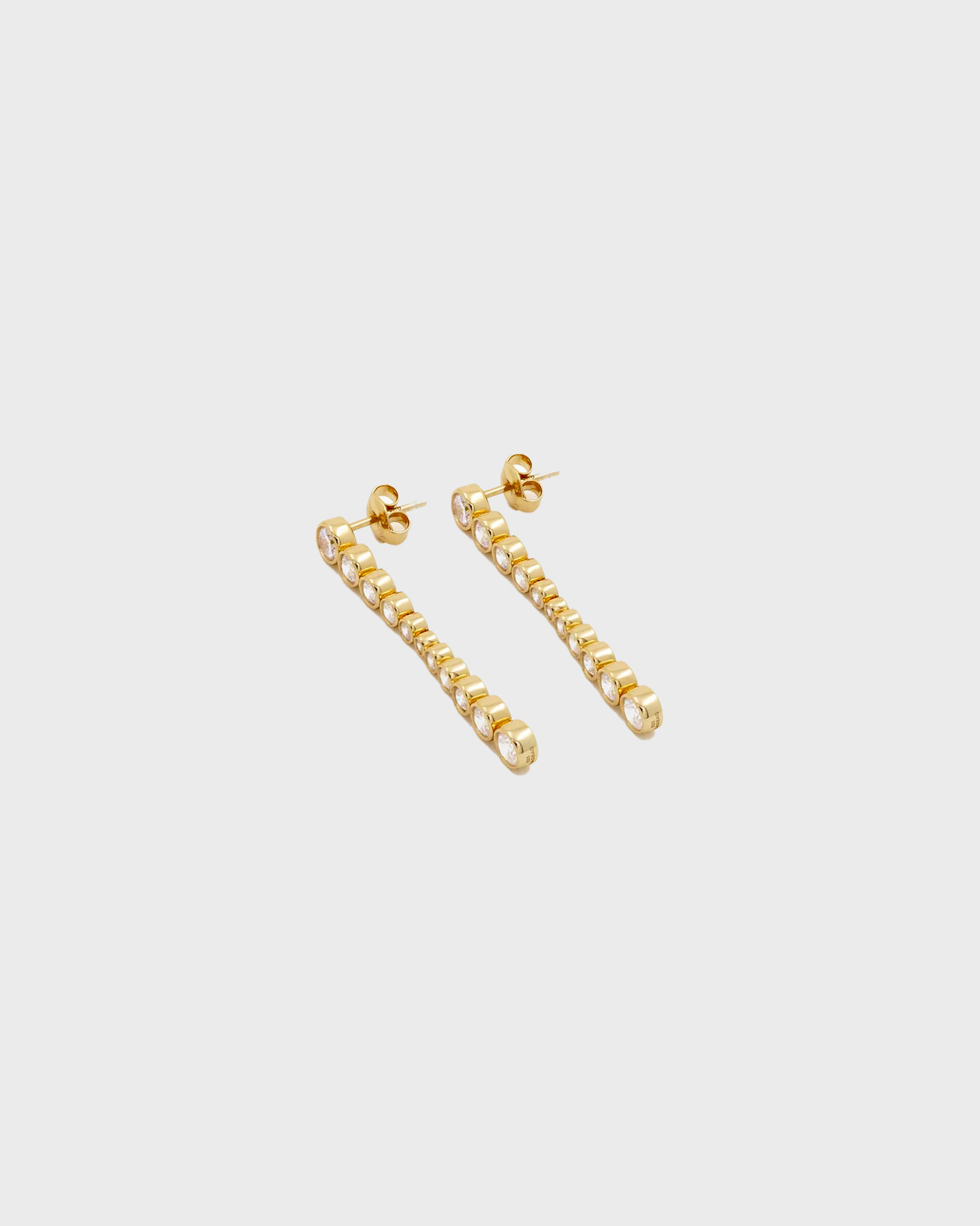 Ragbag Women's Gold Earrings Oda Long Onesize