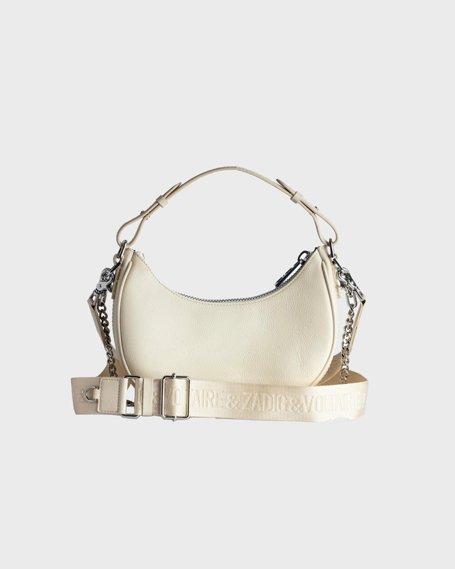 Zadig&Voltaire Bag Moonrock Grained Leather Beige ONESIZE