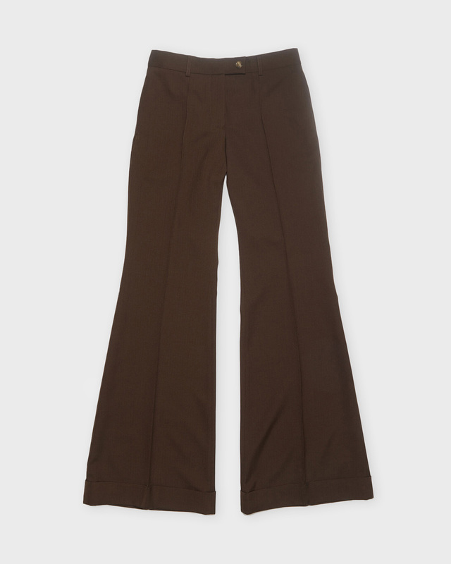 Acne Studios Byxor Tailored Suit Flared Chestnut 34