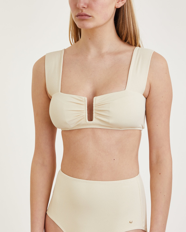 By Malene Birger Bikini Top Belira Vanilj S