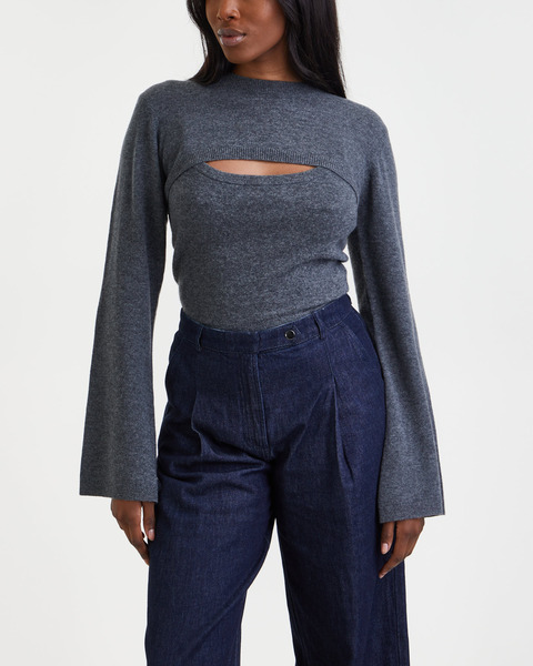 Topp Bolero Como Warmer Grey melange 2
