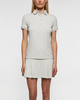 J Lindeberg Top Tour Tech Logo Polo Beige S