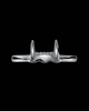 Maria Nilsdotter Ring Jaw Lower Silver XS