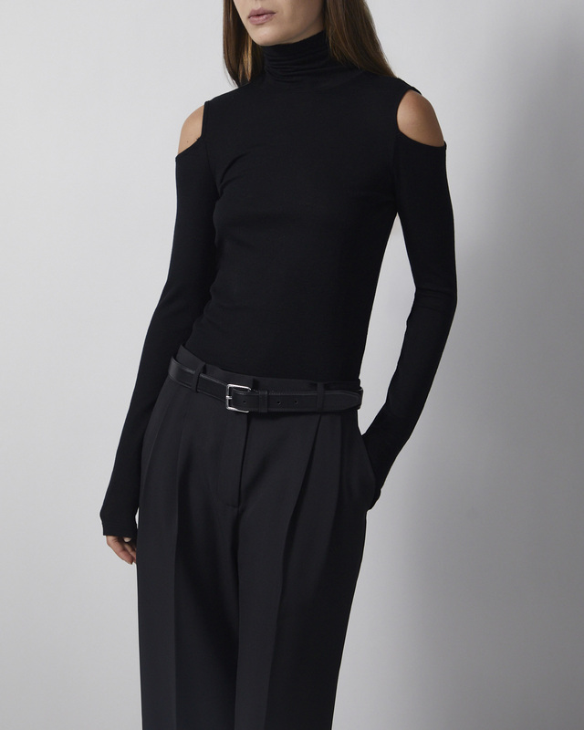 Wakakuu Icons Topp Merino Wool Sania Cut Out Svart L
