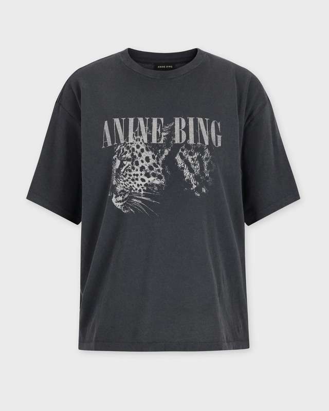 Anine Bing T-Shirt Cohen Tee Washed black S
