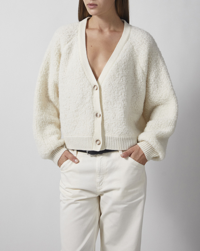 Wakakuu Icons Cardigan Boucle Cream XS-S