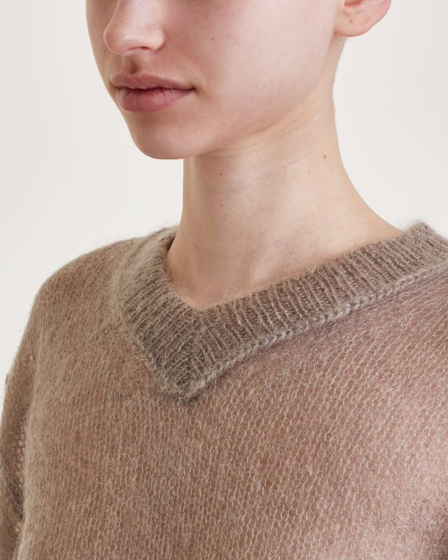 Acne Studios Sweater FN-WN-KNIT000522 Taupe M