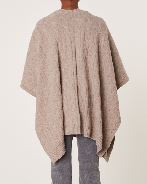  Poncho Sleeve-pullover Brun 2