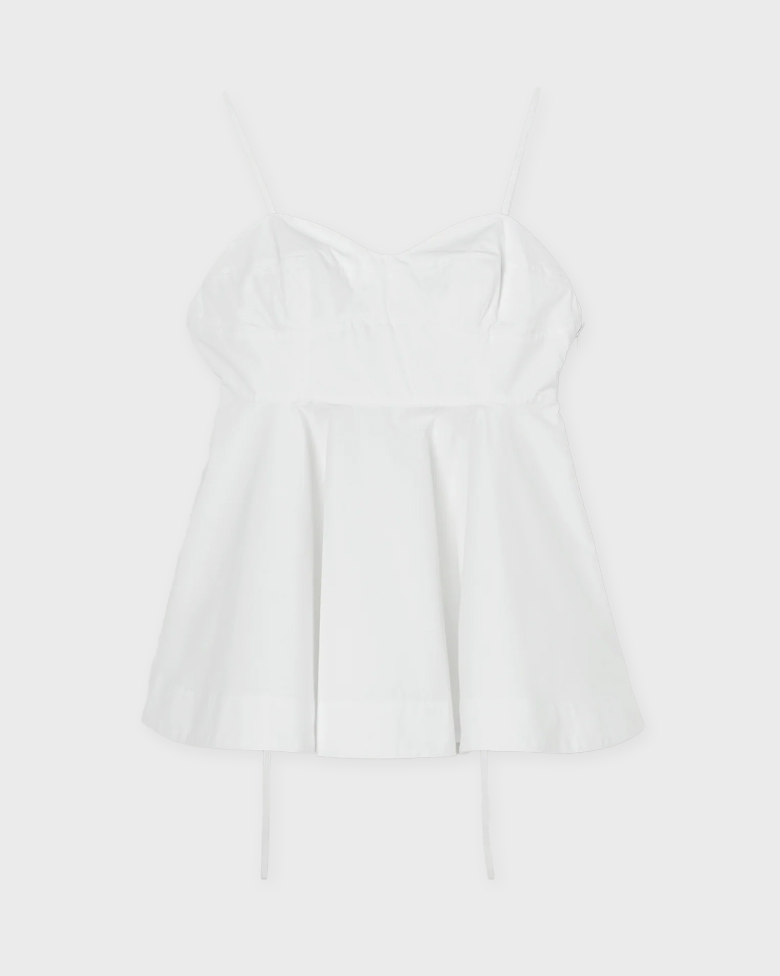 Róhe Women's White Top Bustier Peplum 40