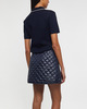 Moncler Kjol Diamond-Quilted Mini Navy IT 40 (EUR 34)