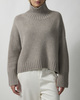 Soft Goat Genser Girlfriend Turtleneck Greige XL