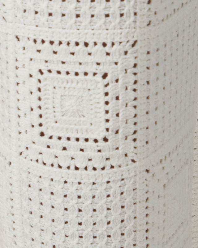 Malina Bukser Aleya Wide Crochet Vanilla M