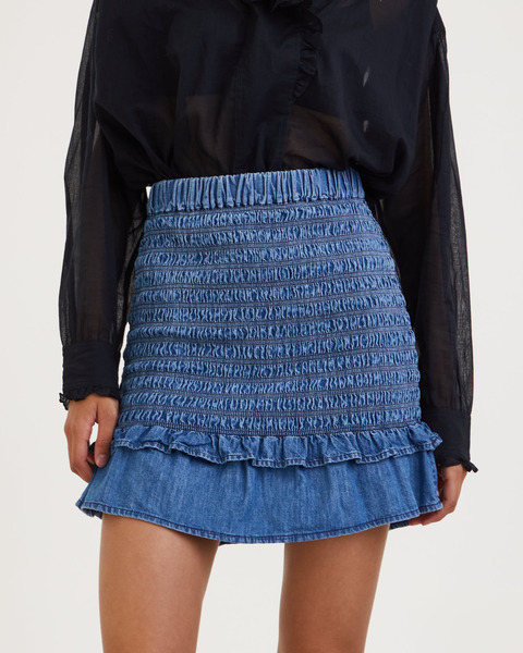Skirt Dorela Light blue 2