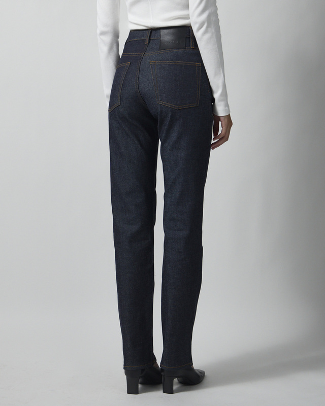 Dagmar Jeans Straight Leg Denim Raw blue W27/L32
