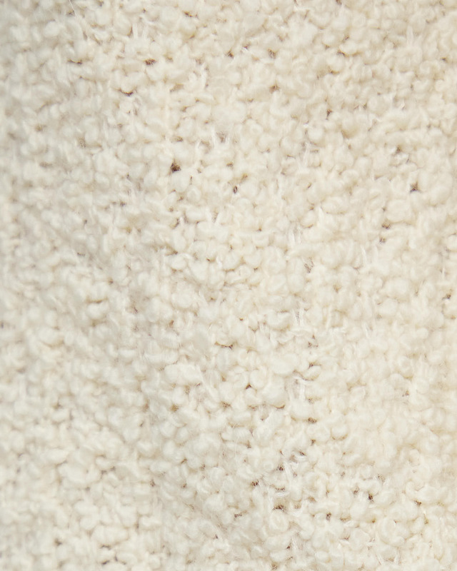 Moncler Sweater Wool Alpaca Jumper Bouclé Natural XS