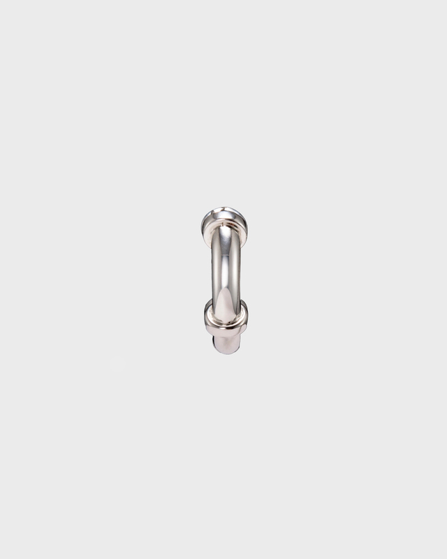 Maria Nilsdotter Earring Bolted Hoop Silver ONESIZE